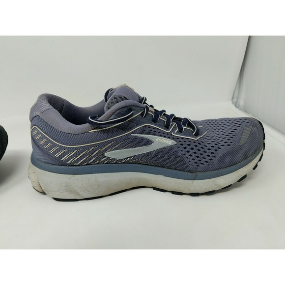 Brooks Ghost 12 Womens 1203051B086 Gray Running Jogging Shoes Sneaker Size 6.5 B - Picture 4 of 10